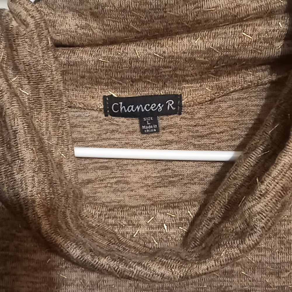 Chances R, Size Large, Brown